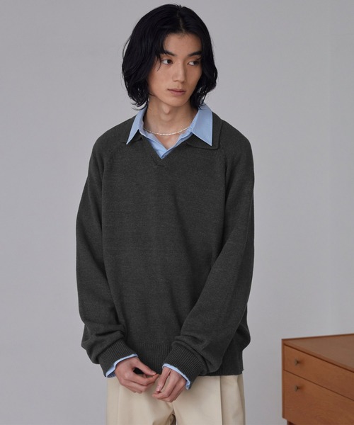 LUENNA セーター ニット 「LUENNA」Skipper Knit Polo Shirt