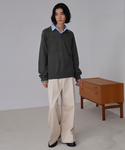 LUENNA セーター ニット 「LUENNA」Skipper Knit Polo Shirt
