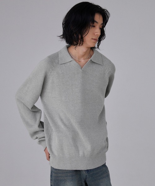 LUENNA セーター ニット 「LUENNA」Skipper Knit Polo Shirt