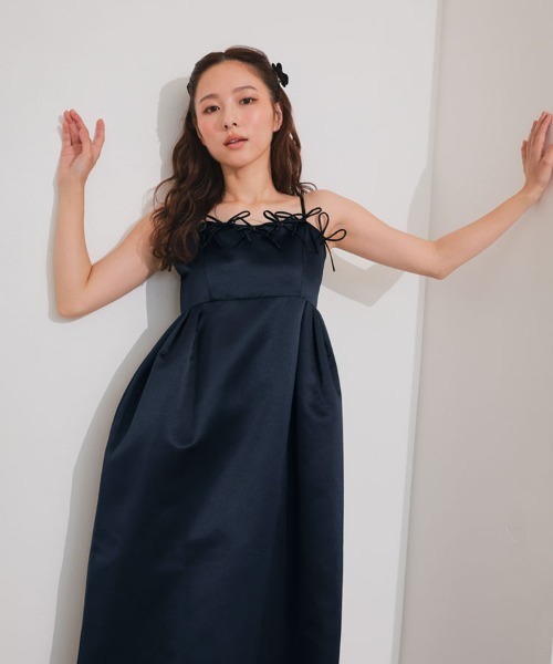 DONOBAN（ドノバン） ドレス 「ANDRESD」ribbons puffy volume dress