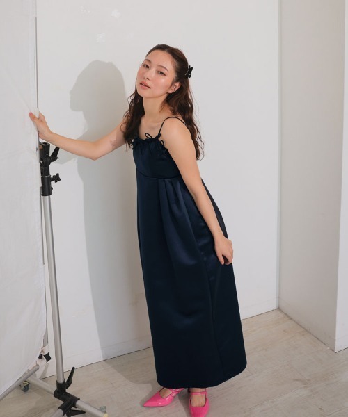DONOBAN（ドノバン） ドレス 「ANDRESD」ribbons puffy volume dress