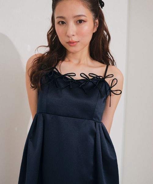 DONOBAN（ドノバン） ドレス 「ANDRESD」ribbons puffy volume dress