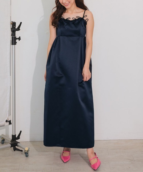 DONOBAN（ドノバン） ドレス 「ANDRESD」ribbons puffy volume dress