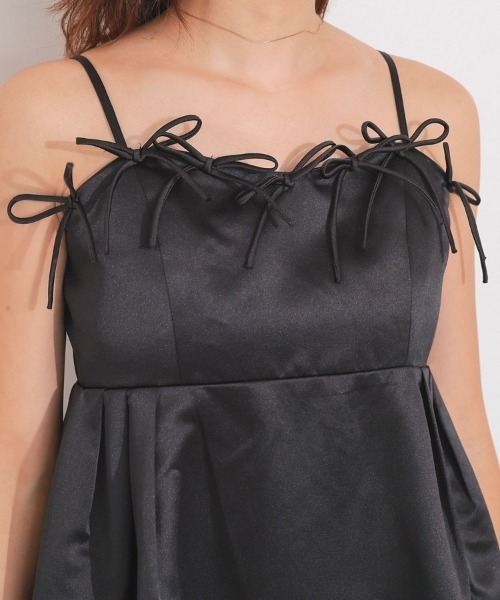 DONOBAN（ドノバン） ドレス 「ANDRESD」ribbons puffy volume dress
