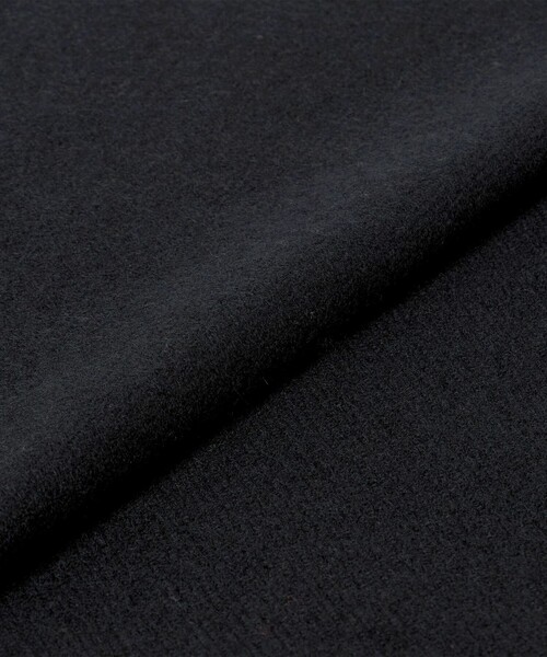 【美品】Johnstons of Elgin カシミアソリッドマフラー　ブラック Johnstons of Elgin（ジョンストンズ オブ エルガン） マフラー 「別注