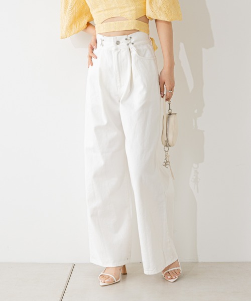 Chico（チコ） デニムパンツ 0 スカイブルー レディース : ZOZOTOWN