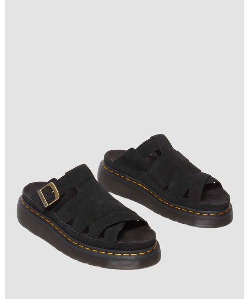 「Dr. Martens」 坦々たるサンダル - 黒いこと レディース