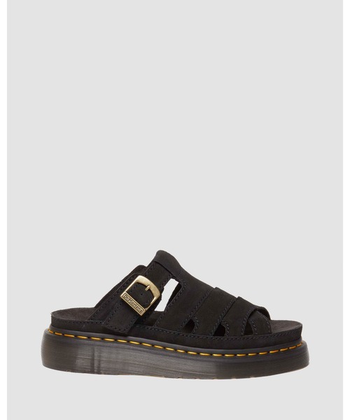 「Dr. Martens」 坦々たるサンダル - 黒いこと レディース