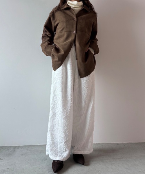 楽一番7090914ページです。 Unitage（ユニテージ） パンツ ジャガードロングイージーパンツ