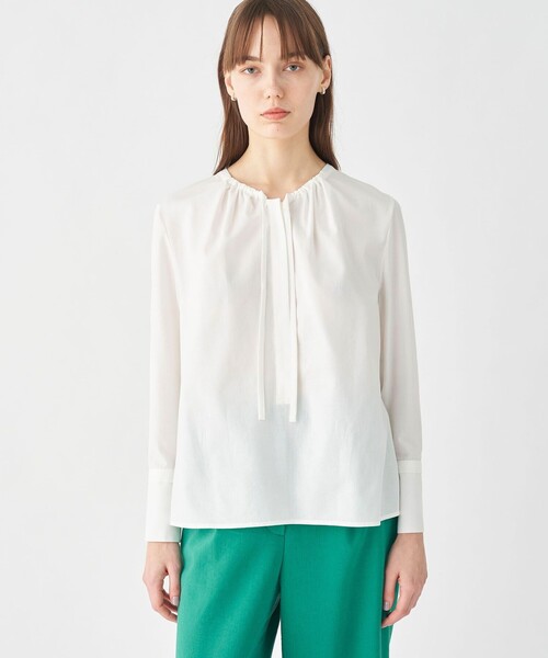 え*り様 Ballsey ブラウス　美品　36サイズ Ballsey（ボールジィ） 長袖ブラウス 36 ホワイト レディース