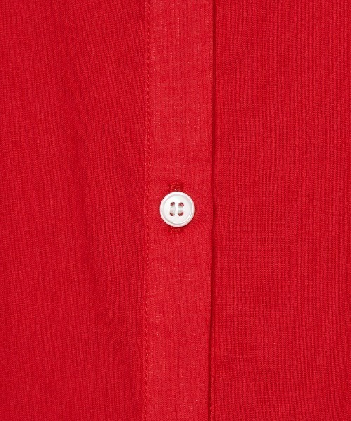 「three dots」 半袖ワンピース SMALL グレー系その他 レディースの画像