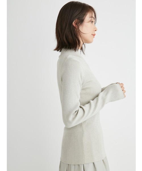 「emmi」 長袖ニット ONE SIZE ブラック レディース_画像8