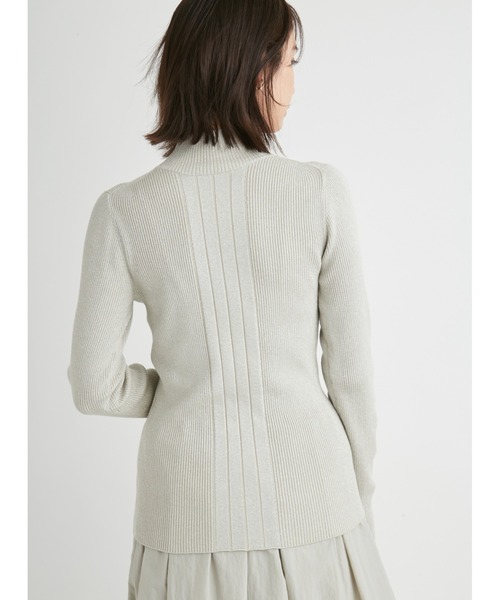「emmi」 長袖ニット ONE SIZE ブラック レディース_画像9