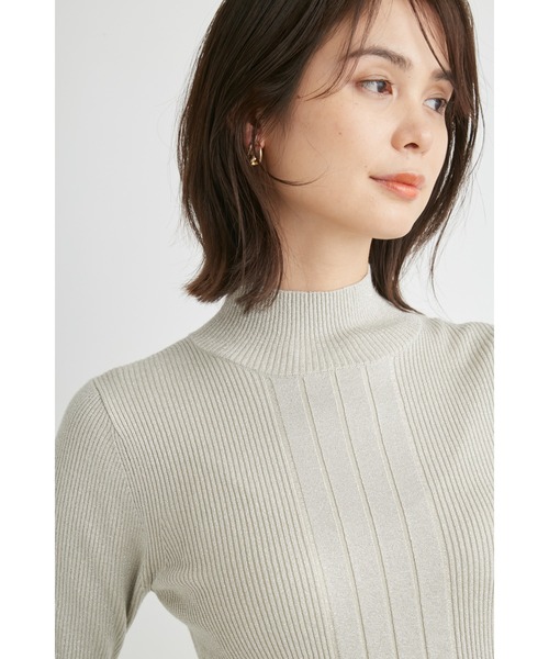 「emmi」 長袖ニット ONE SIZE ブラック レディース_画像10