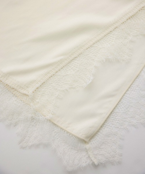 【タグ付美品・完売品】SALON adam et ropé 刺繍レーススカート SALON adam et rope'（サロン アダム エ ロペ） スカート フレンチ