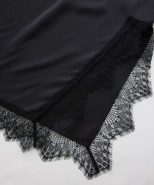 【タグ付美品・完売品】SALON adam et ropé 刺繍レーススカート SALON adam et rope'（サロン アダム エ ロペ） スカート フレンチ