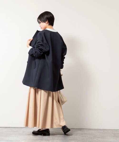 NOLLEY'S（ノーリーズ） ステンカラーコート コート ウォッシャブル