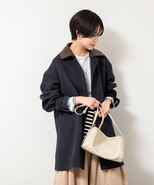 NOLLEY'S（ノーリーズ） ステンカラーコート コート ウォッシャブル