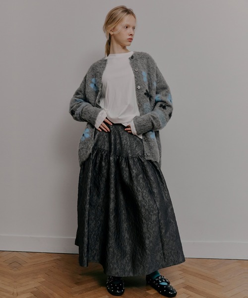 スカート ジャカードフリルスカート / Jacquard Full Skirtの画像