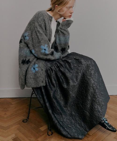 スカート ジャカードフリルスカート / Jacquard Full Skirtの画像