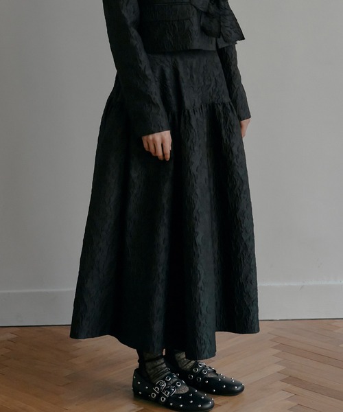 スカート ジャカードフリルスカート / Jacquard Full Skirtの画像