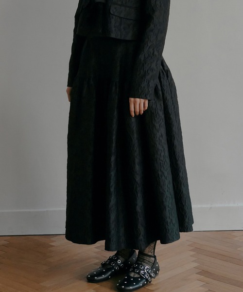 スカート ジャカードフリルスカート / Jacquard Full Skirtの画像