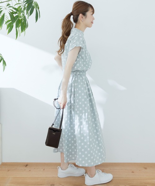 「URBAN RESEARCH Sonny Label」 半袖ワンピース FREE ミント レディース_画像3