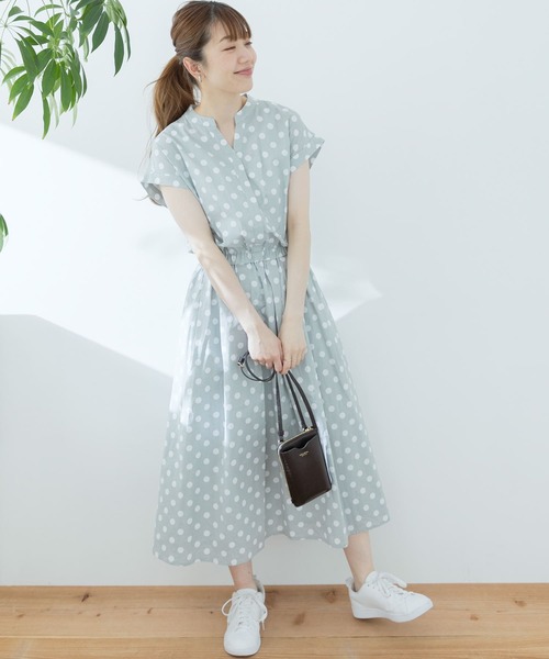 「URBAN RESEARCH Sonny Label」 半袖ワンピース FREE ミント レディース_画像7