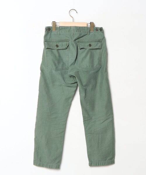 Orslowオリーブグリーン カーゴパンツワークパンツ バックポケット付き orSlow（オアスロウ） カーゴパンツ 1 オリーブ メンズ : ZOZOTOWN