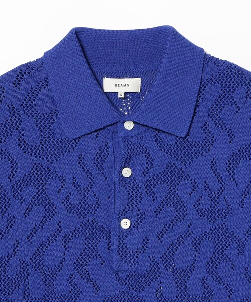 BEAMS（ビームス） ポロシャツ 半袖 12ゲージ メッシュポロシャツ