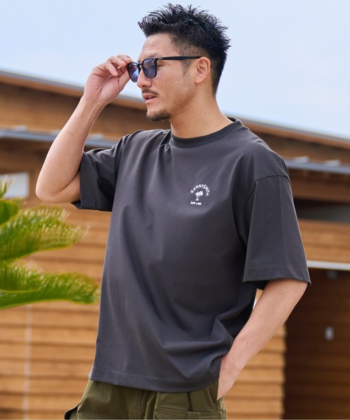 「Sunny Smith」 半袖Tシャツ LARGE スミクロ メンズ_画像2