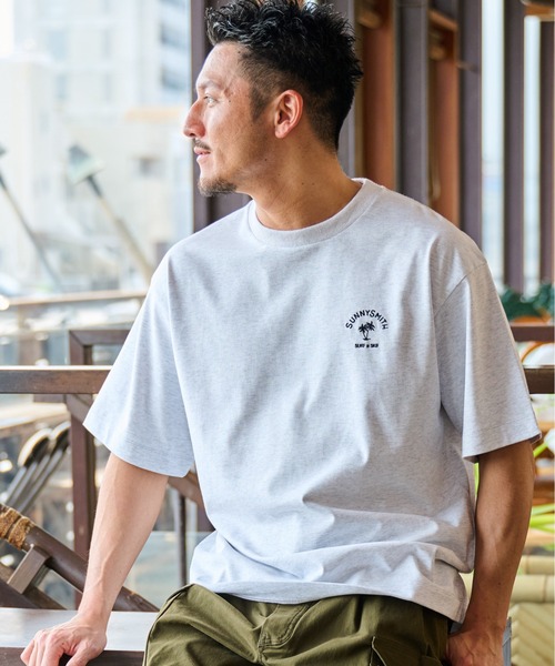 「Sunny Smith」 半袖Tシャツ LARGE スミクロ メンズ_画像6