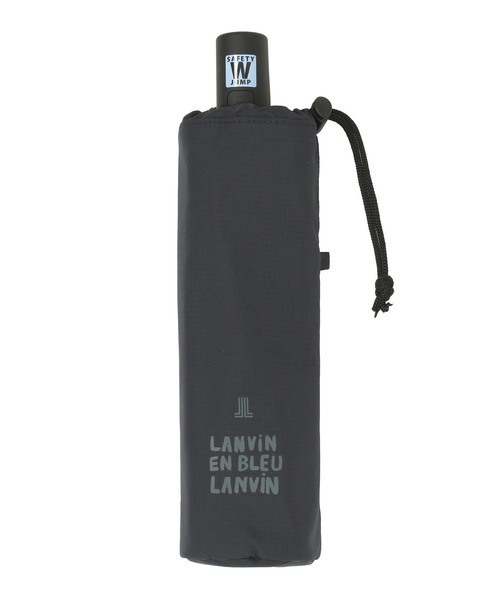 LANVIN en Bleu 折りたたみ傘 折り畳み 自動開閉 雨傘 吸水袋付 ユニ