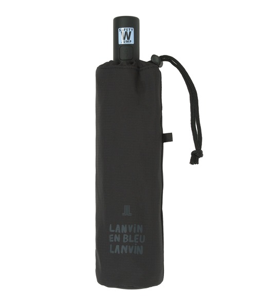 LANVIN en Bleu 折りたたみ傘 折り畳み 自動開閉 雨傘 吸水袋付 ユニ