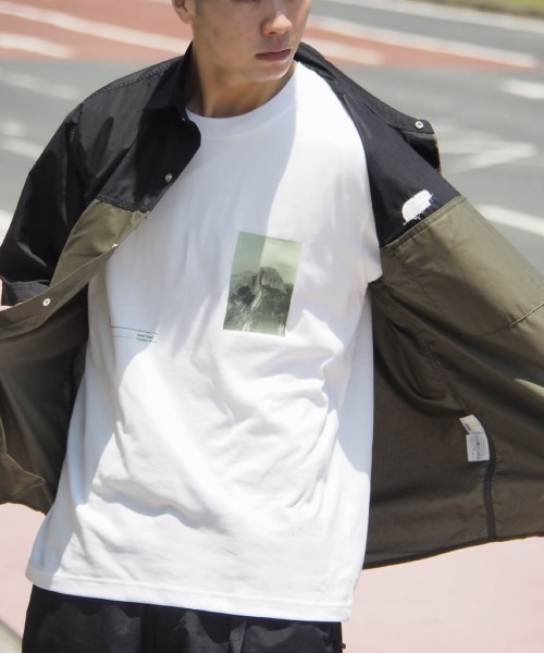 「THE NORTH FACE」 半袖Tシャツ LARGE ホワイト メンズ_画像7