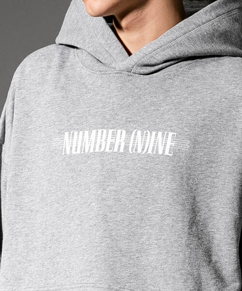 「NUMBER (N)INE DENIM」 プルオーバーパーカー MEDIUM ブラック メンズ_画像3