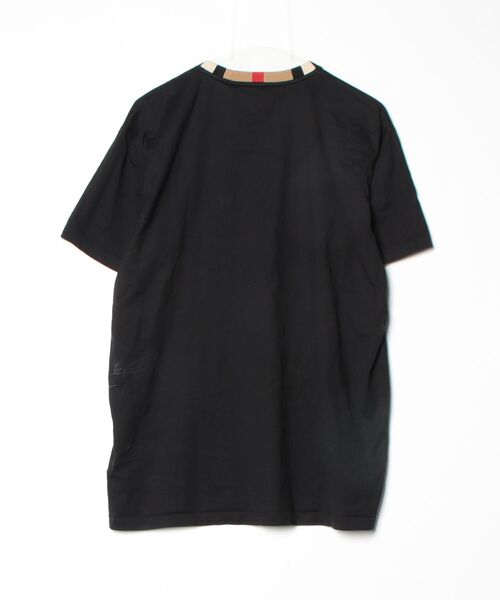 BURBERRY（バーバリー） 刺繍半袖Tシャツ M ブラック メンズ 