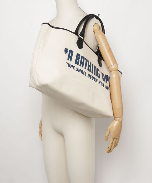 ☆美品☆アベイシングエイプ80cm A BATHING APE（アベイシングエイプ） トートバッグ A BATHING APE