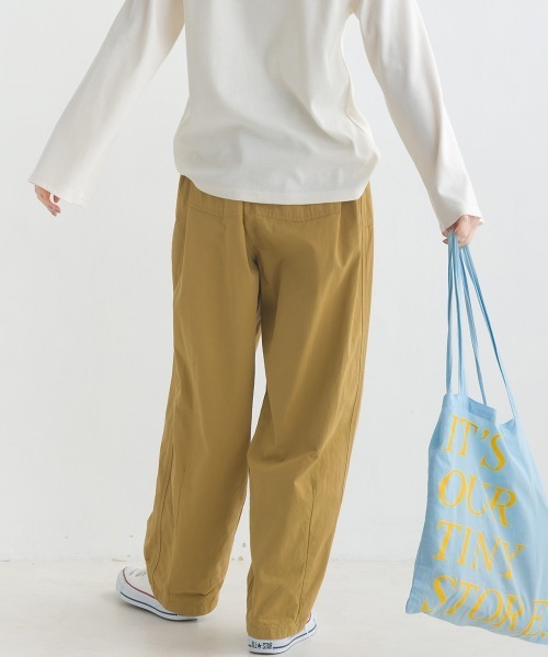 「OMNES」 カーゴパンツ LARGE インディゴブルー レディース_画像2
