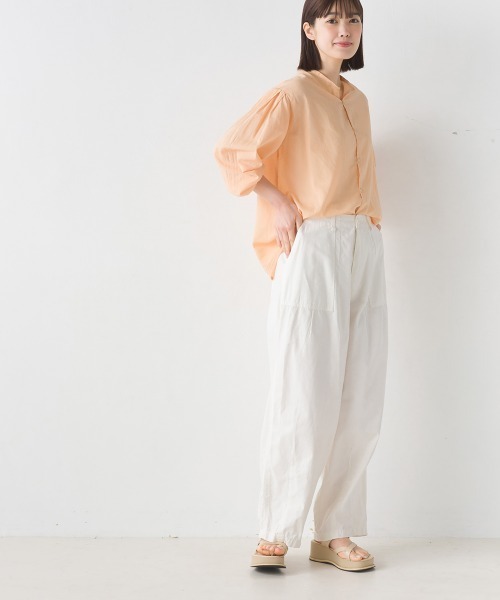 「OMNES」 カーゴパンツ LARGE インディゴブルー レディース_画像7