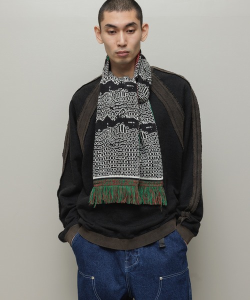 BAL KNIT SOCCER SCARF サッカーマフラー bal（バル） マフラー JACQUARD KNIT SOCCER SCARF メンズ レディース