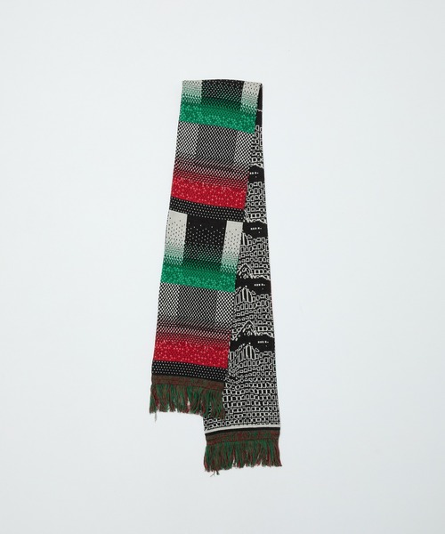 bal（バル） マフラー JACQUARD KNIT SOCCER SCARF メンズ レディース