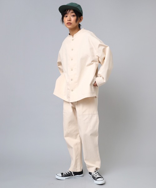 「URCH RNA」 ノーカラージャケット MEDIUM グレー レディース_画像4