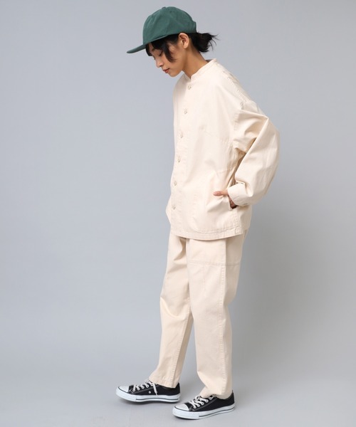「URCH RNA」 ノーカラージャケット MEDIUM グレー レディース_画像5