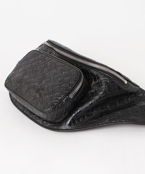 定価2.53万円　DIESEL ディーゼル　レザー　ウエストバッグ　ブラック DIESEL（ディーゼル） ウエストバッグ UNI ブラック レディース