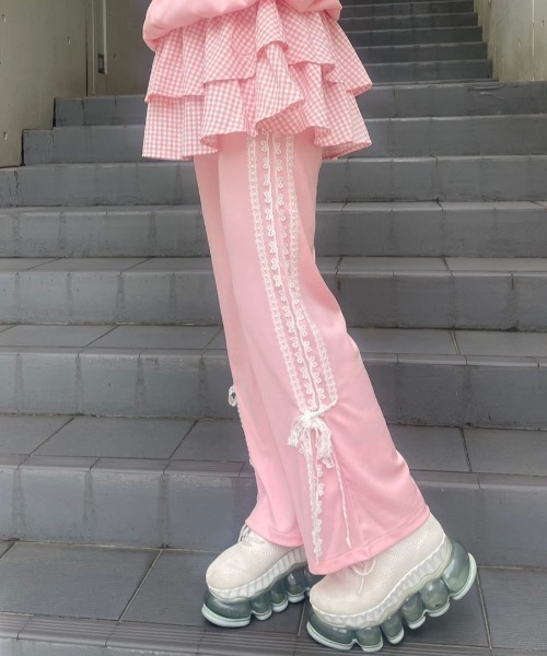 「Candy Stripper」 パンツ FREE ブラック レディースの画像