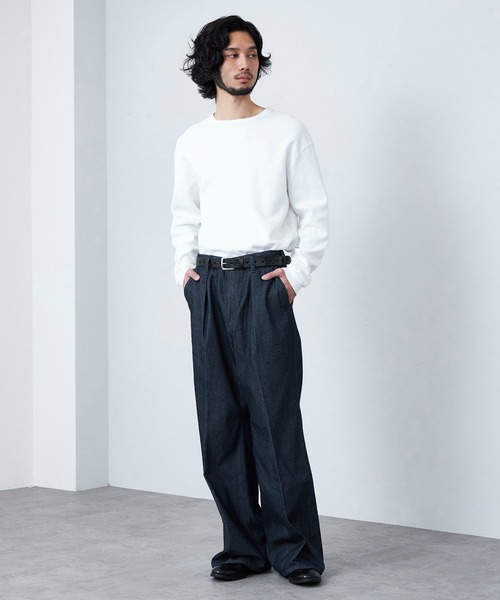 Wrangler ランチャー ワイド フレア デニム M Lee（リー） ジーンズ Wrangler/ラングラー「MENS」WRANCHER WIDE
