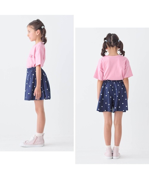 GITA パンツ 薄くて涼しいスカート見えキュロットパンツ キッズ 子供服 