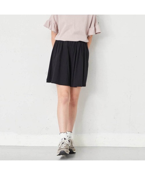 GITA パンツ 薄くて涼しいスカート見えキュロットパンツ キッズ 子供服 