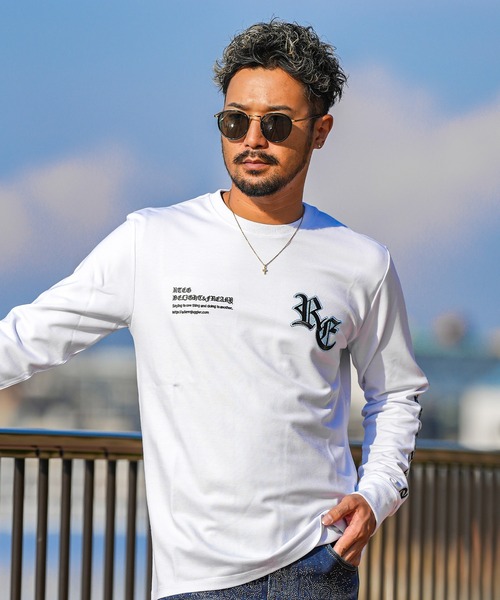adamsJUGGLER（アダムスジャグラー） 「RTEG」長袖Tシャツ L ホワイト